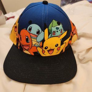 POKEMON PIKACHU HAT NINTENDO GAME FREAK BULBASAUR CHARMANDER